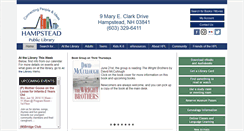 Desktop Screenshot of hampsteadlibrary.org
